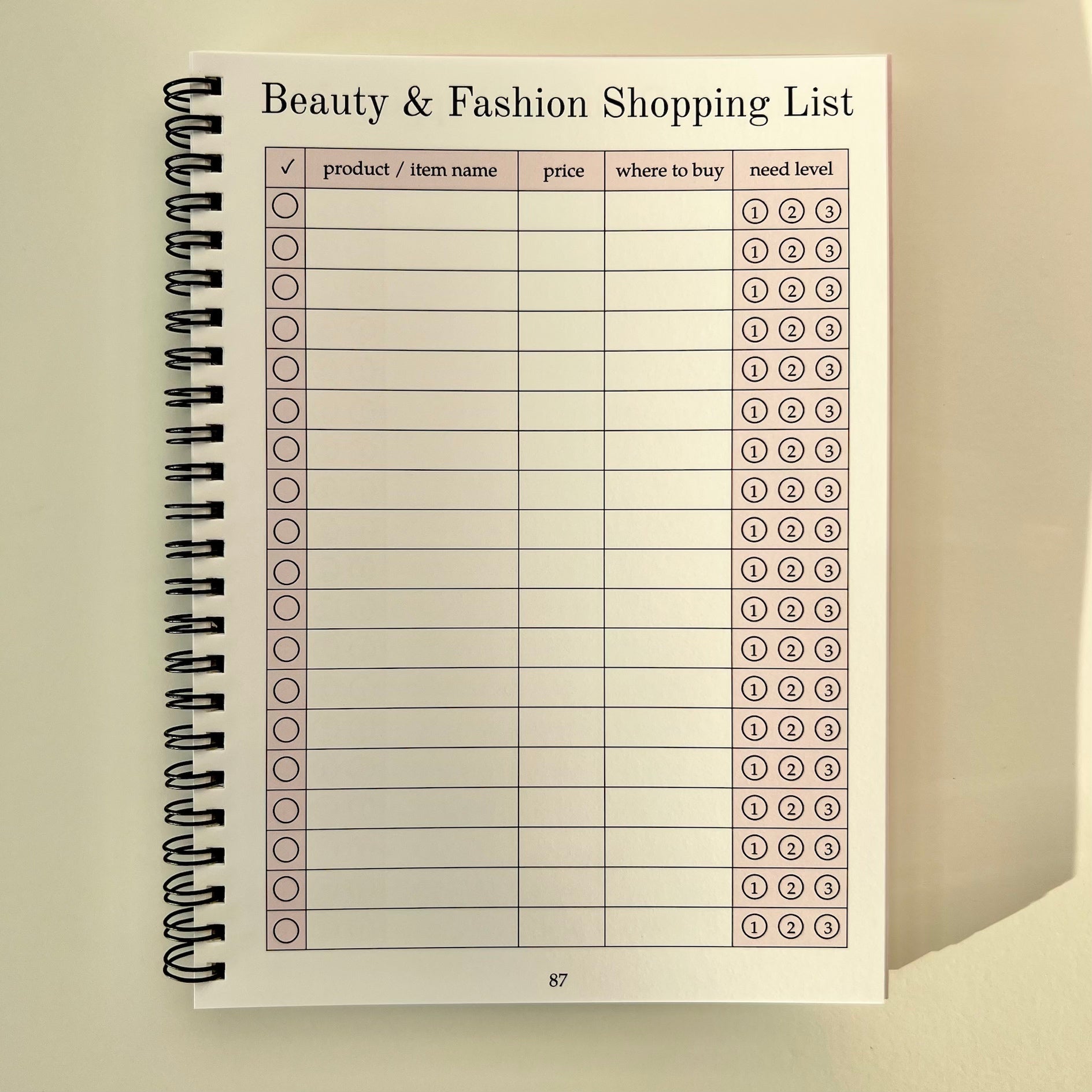 Ultimate Beauty Planner